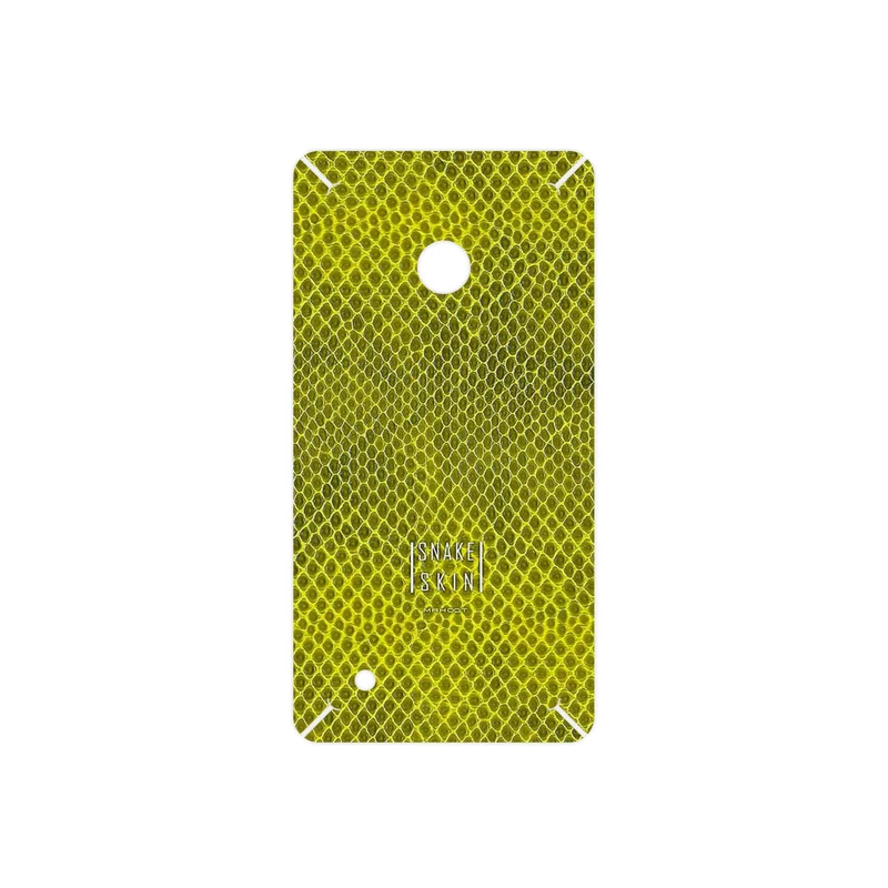 برچسب پوششی ماهوت مدل Yellow Snake Skin مناسب برای گوشی موبایل نوکیا Lumia 530