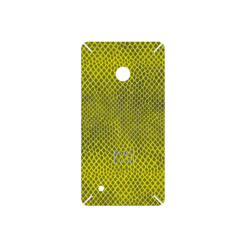برچسب پوششی ماهوت مدل Yellow Snake Skin مناسب برای گوشی موبایل نوکیا Lumia 530
