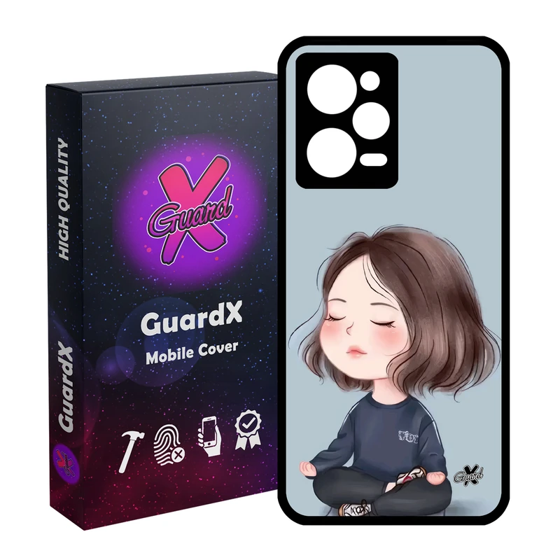 کاور گارد ایکس طرح Girl مدل Glass10665 مناسب برای گوشی موبایل شیائومی Redmi Note 12 Pro 5G/Poco X5 Pro 5G/Note 12 Pro Pro speed