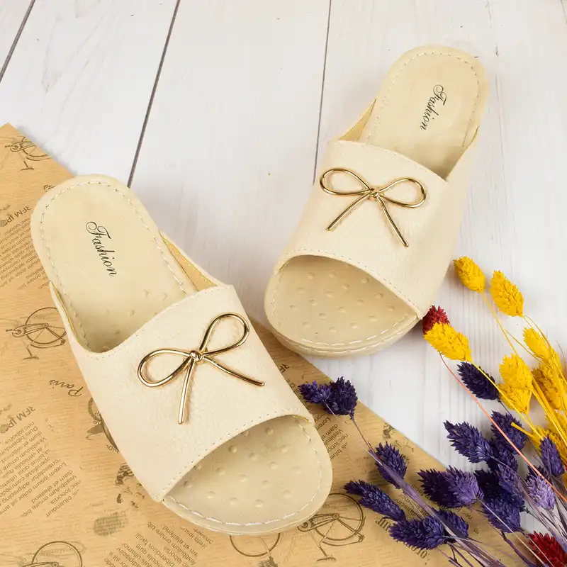 دمپایی زنانه نیکتا مدل پاپیون کد CR.4040