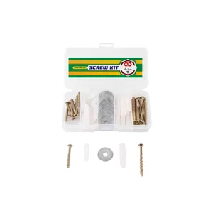 پیچ و رول پلاک پیچ یار مدل Screw kit مجموعه 61 عددی