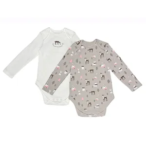 بادی آستین بلند نوزادی سی اند ای مدل 658 مجموعه 2 عددی