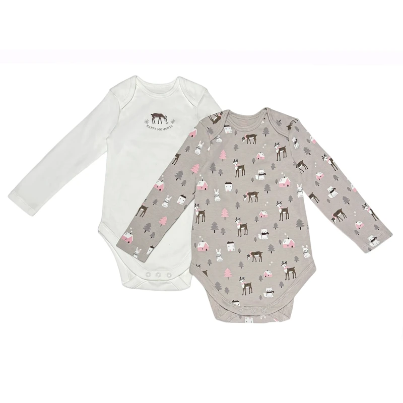 بادی آستین بلند نوزادی سی اند ای مدل 658 مجموعه 2 عددی