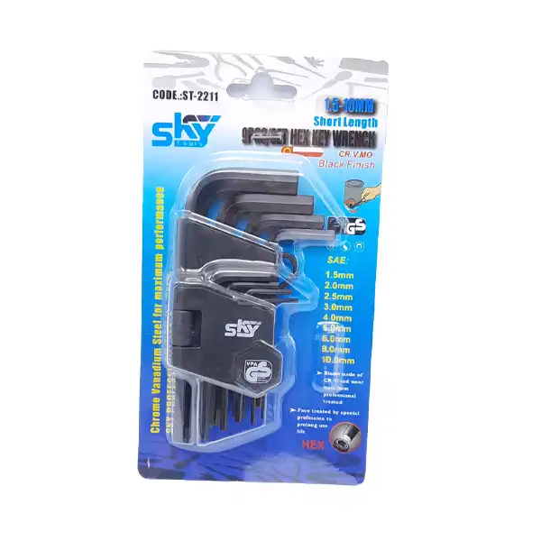 آچار آلن اس کای مدل ST-2211 مجموعه 9 عددی