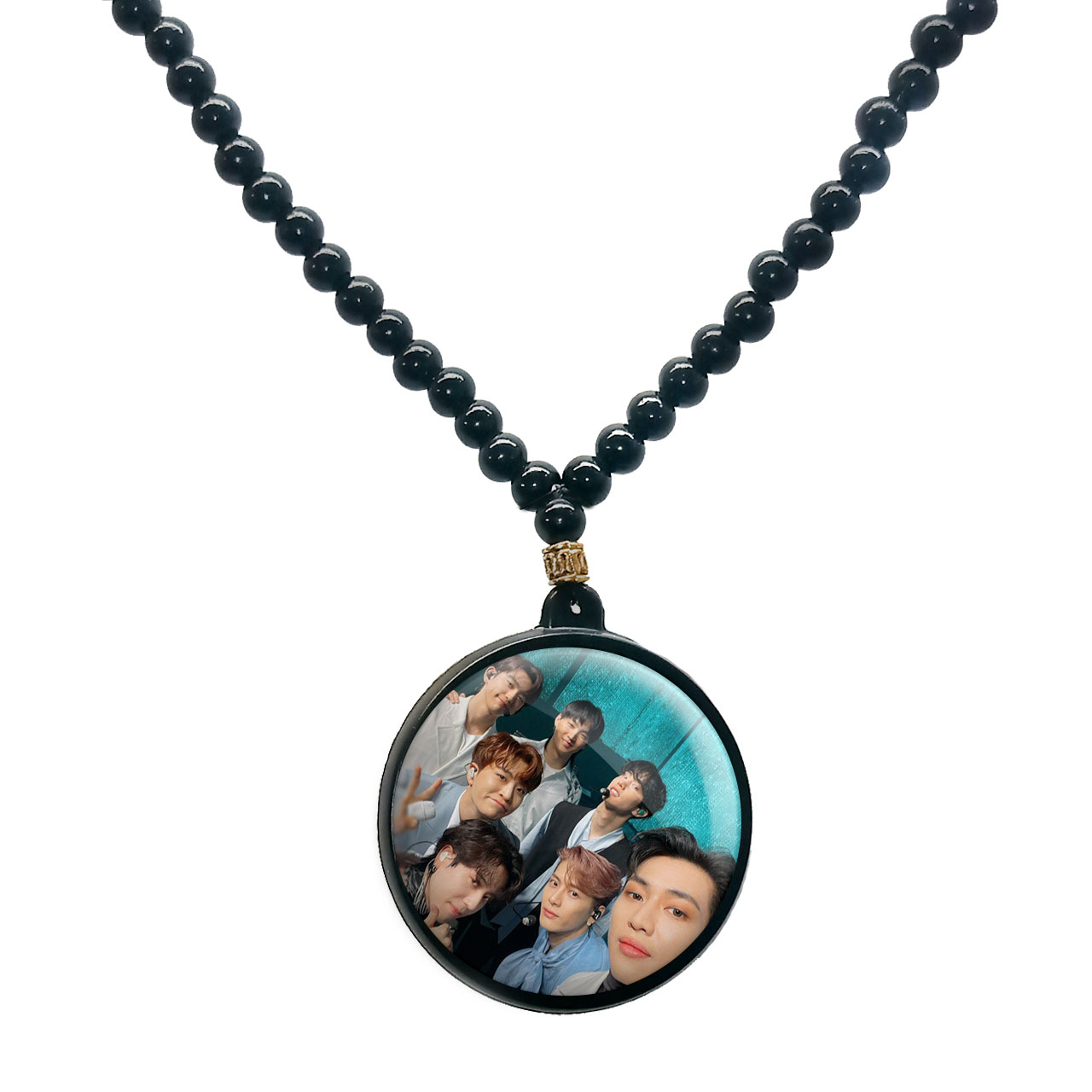 گردنبند پرمانه طرح GOT7 کد pmd.19073مدل دو طرفه