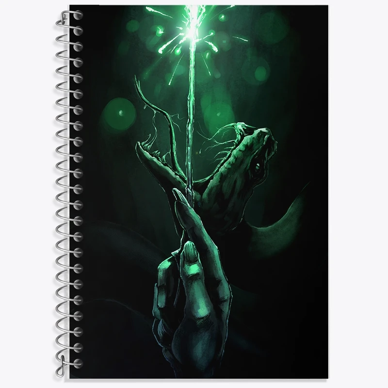 دفتر زبان 50 برگ خندالو مدل دو خط طرح هری پاتر (Harry Potter) کد F870