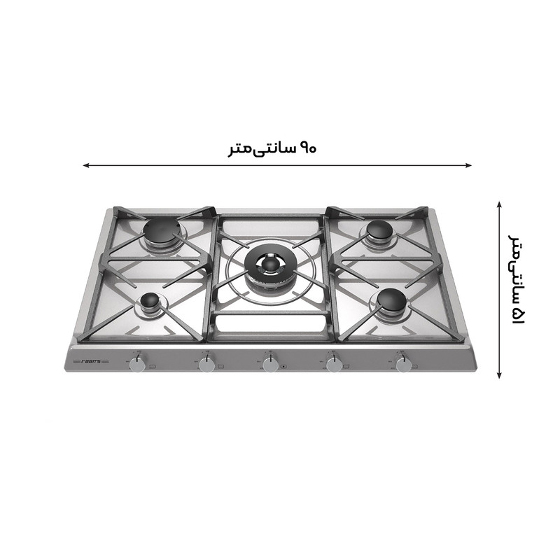 اجاق گاز صفحه ای رابیتس مدل RS-502