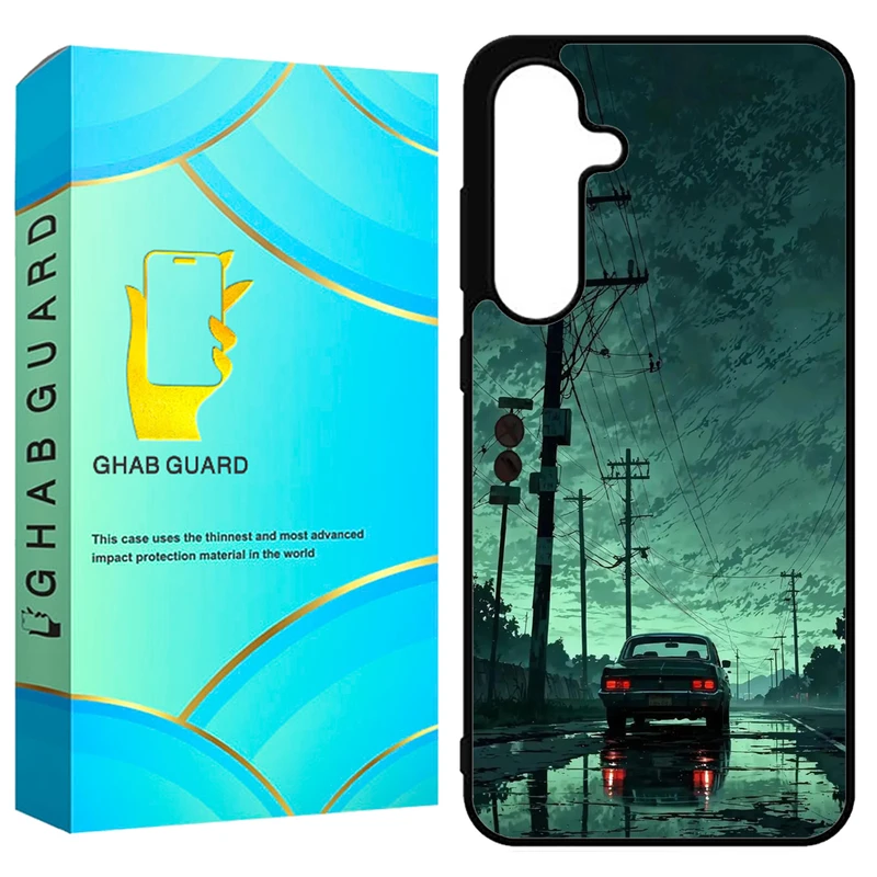 کاور قاب گارد طرح ماشین و جاده مدل GS25FE مناسب برای گوشی موبایل سامسونگ Galaxy S25 FE 