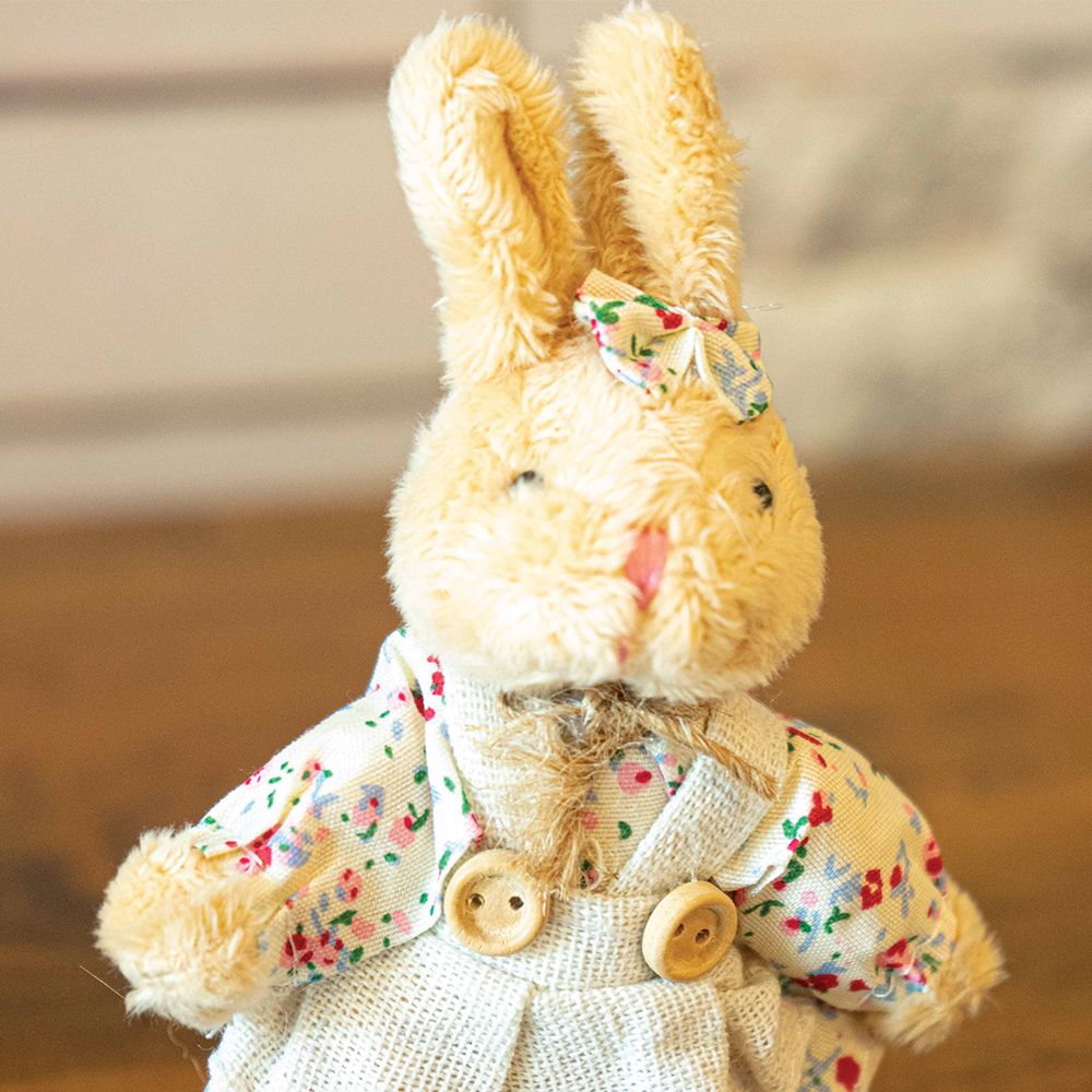 آویز عروسکی مدل خرگوش پاپیون دار -  - 3