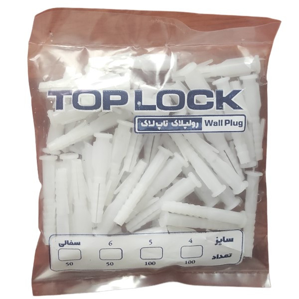 رول پلاک تاپلاک مدل لبه دار شاخک دار کد 6