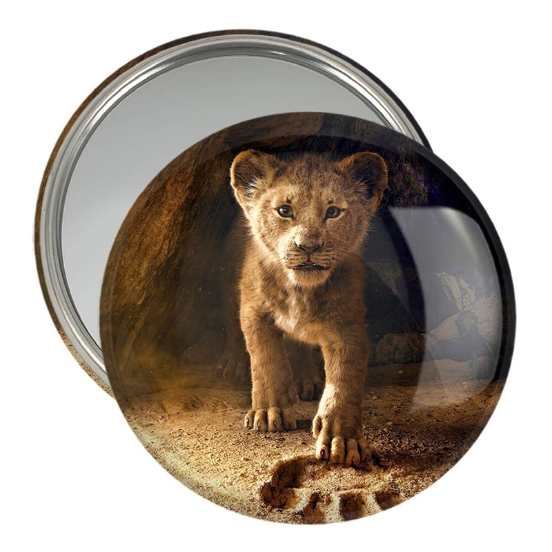آینه جیبی خندالو مدل شیرشاه Lion King  کد 10697