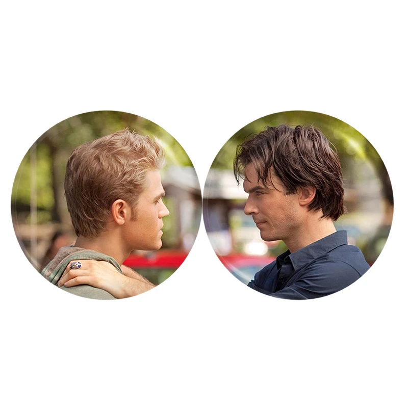 مگنت خندالو مدل دیمون و استفان خاطرات یک خون آشام The Vampire Diaries کد A206 مجموعه 2 عددی