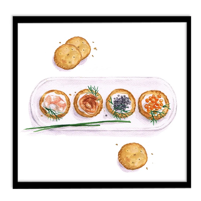 تابلو بکلیت طرح نقاشی آشپزخانه مدل B-S1026