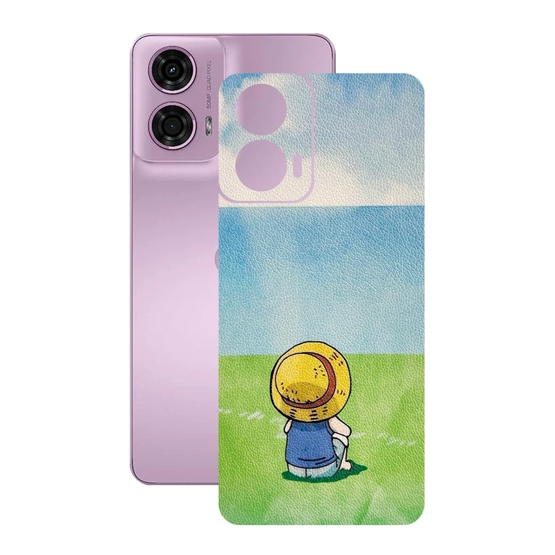 برچسب پوششی ریمکس مدل Leth طرح لوفی مناسب برای گوشی موبایل موتورولا Moto G24