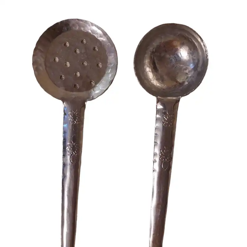 ست کفگیر و ملاقه مسی مدل نقلی HEM