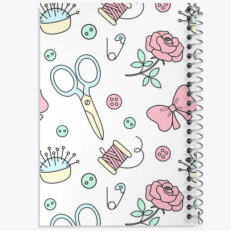 دفتر مشق 50 برگ خندالو طرح خیاطی کد N2018