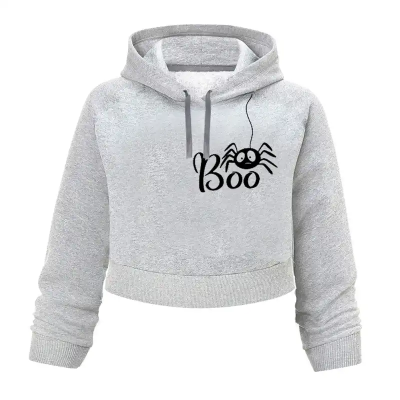 هودی زنانه مدل هالووین کد L415 T