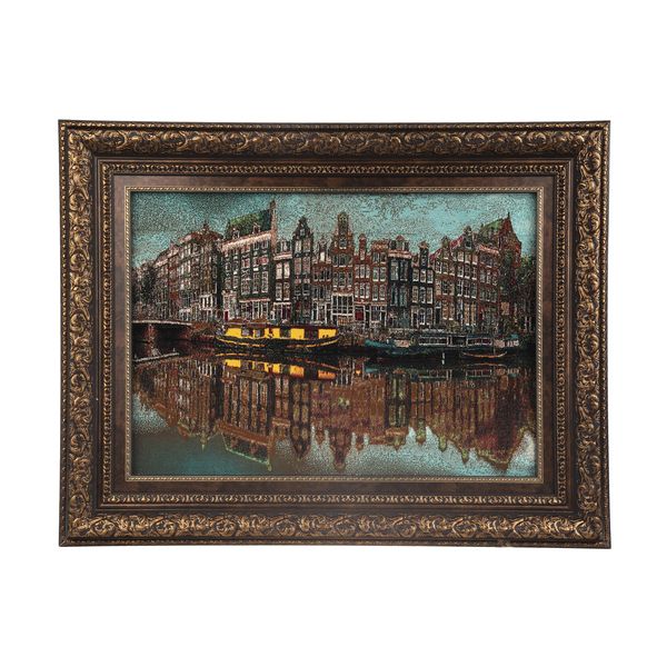 تابلو فرش ماشینی طرح ونیز کد 204