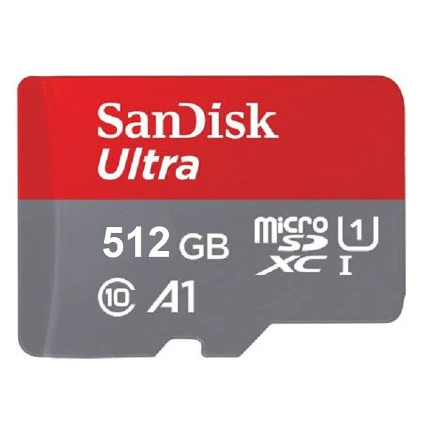  کارت حافظه microSDXC سن دیسک مدل Ultra A1 کلاس 10 استاندارد UHS-I سرعت 120MBps ظرفیت 512 گیگابایت