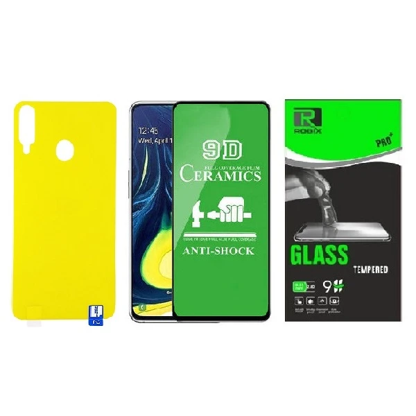 محافظ صفحه نمایش  روبیکس مدل CR-A20s مناسب برای گوشی موبایل سامسونگ Galaxy A20s به همراه محافظ پشت گوشی