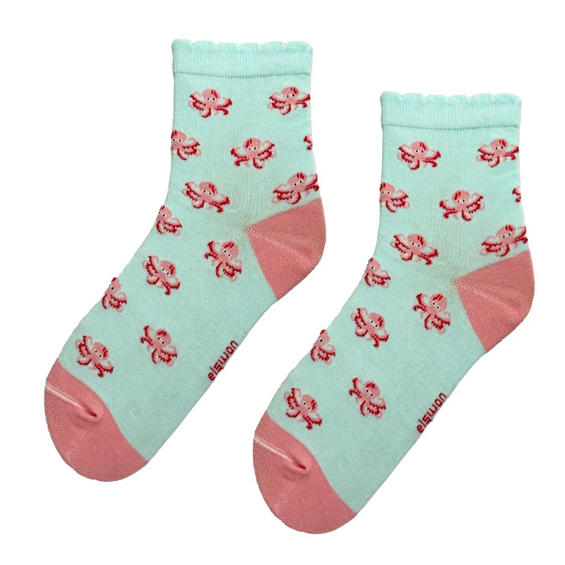 جوراب ساق کوتاه زنانه ال سون مدل پینکتاپوس کد PH1031