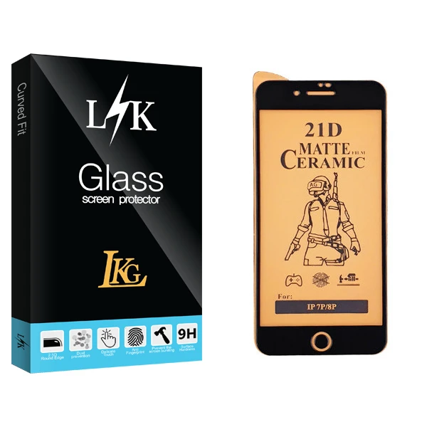 محافظ صفحه نمایش سرامیکی ال کا جی مدل LK Glass مناسب برای گوشی موبایل اپل iPhone 7 Plus
