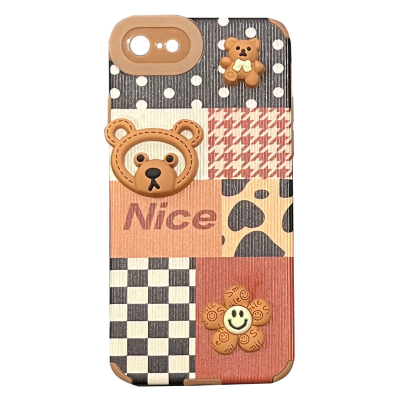 کاور ایرگلوری مدل خرسی1 مناسب برای گوشی موبایل اپل Iphone SE 2022 / SE 2020 / 7 / 8