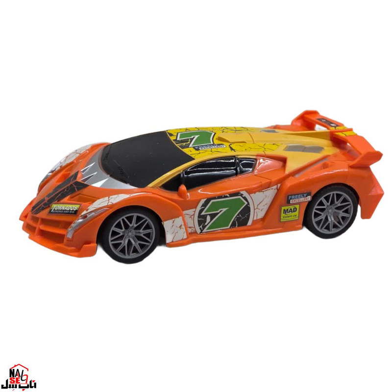 ماشین بازی کنترلی ناب سل مدل فراری مسابقه ای شارژی همراه با چراغ و علائم رانندگی کد NAAB004A