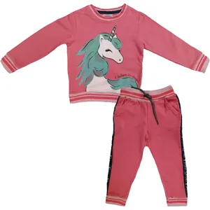 ست سویشرت و شلوار دخترانه مدل  Pebbles-Orange