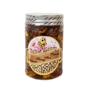 عسل با مغز پسته ثابت - 500 گرم