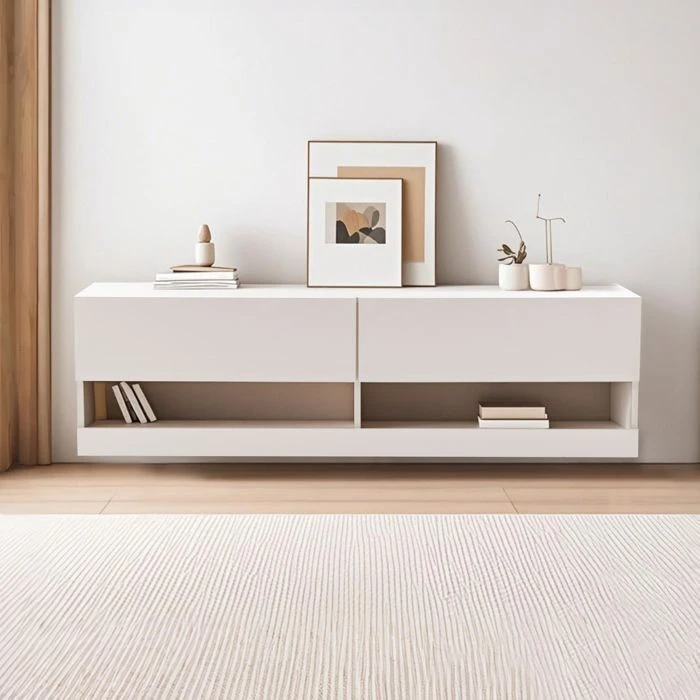 میز تلویزیون دیواری مدل ماندگار2683 مناسب برای تلویزیون تا 52 اینچ