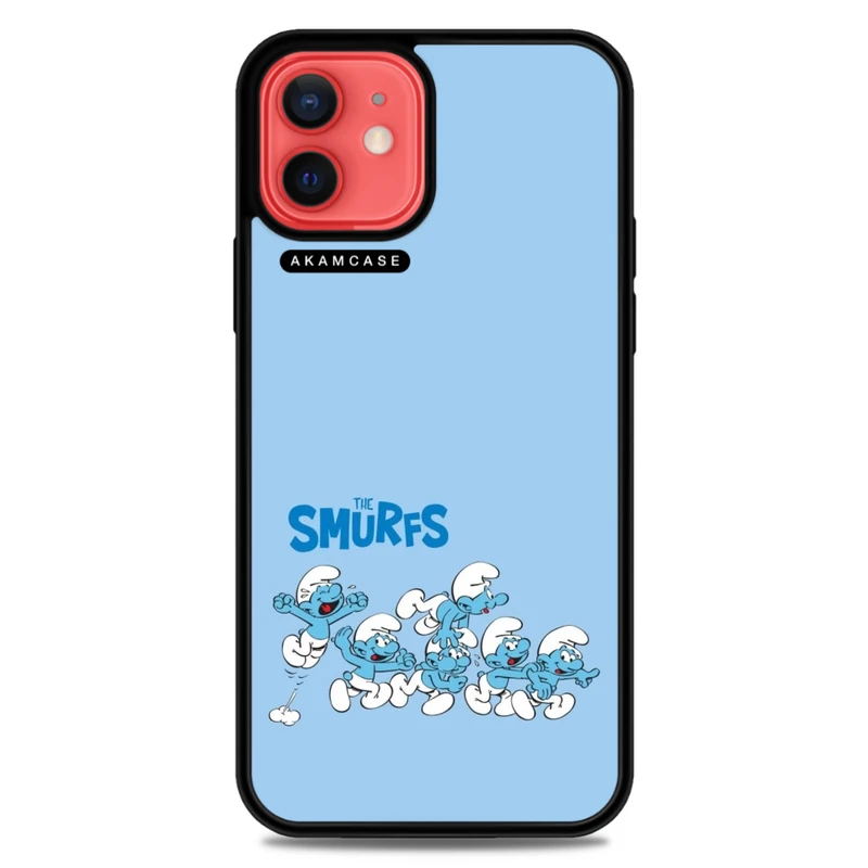 کاور آکام مدل AMC-WA12-SMURFS-27 مناسب برای گوشی موبایل اپل iPhone 12