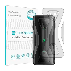 Transparent Rockspace HyGEL model phone back protector suitable for Xiaomi Black Shark 3 mobile phone