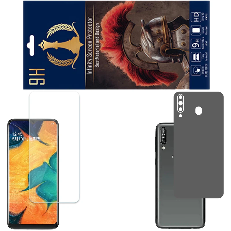 محافظ صفحه نمایش اینفینیتی مدل PRO مناسب برای گوشی موبایل سامسونگ GALAXY A40S به همراه برچسب پوششی