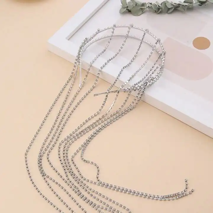 تل مو زنانه مدل آبشاری دوبل کد Sh25