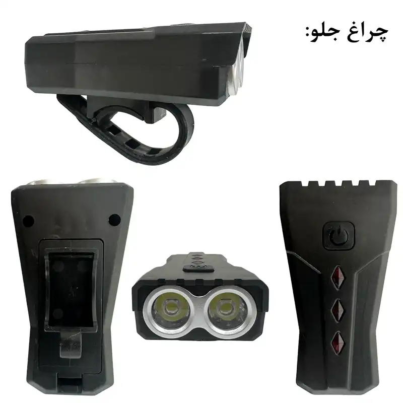 چراغ جلو و عقب دوچرخه مدل QX-T1218