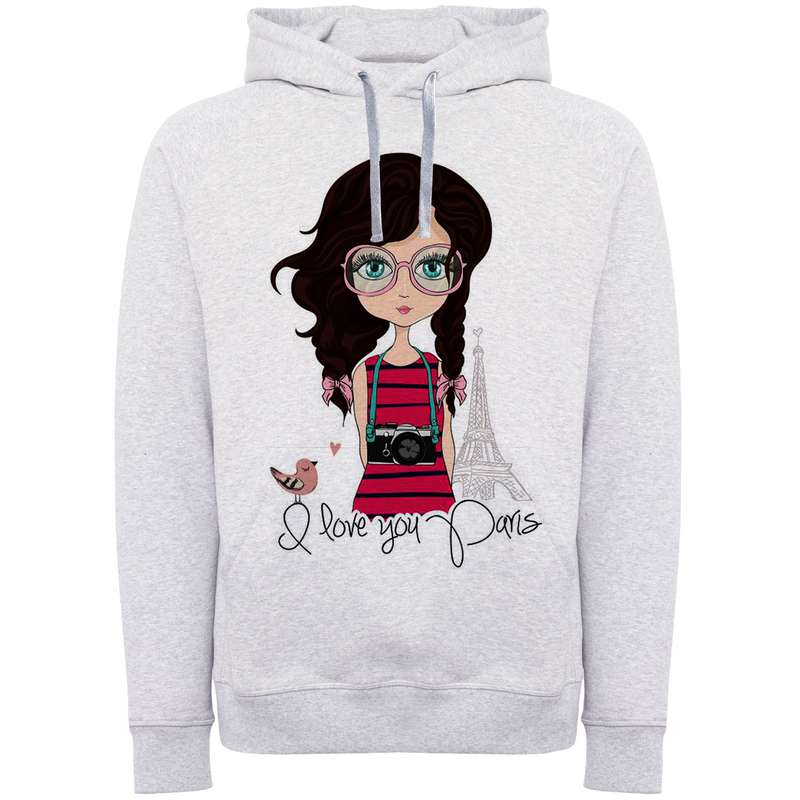 هودی زنانه مدل دخترعینکی F842