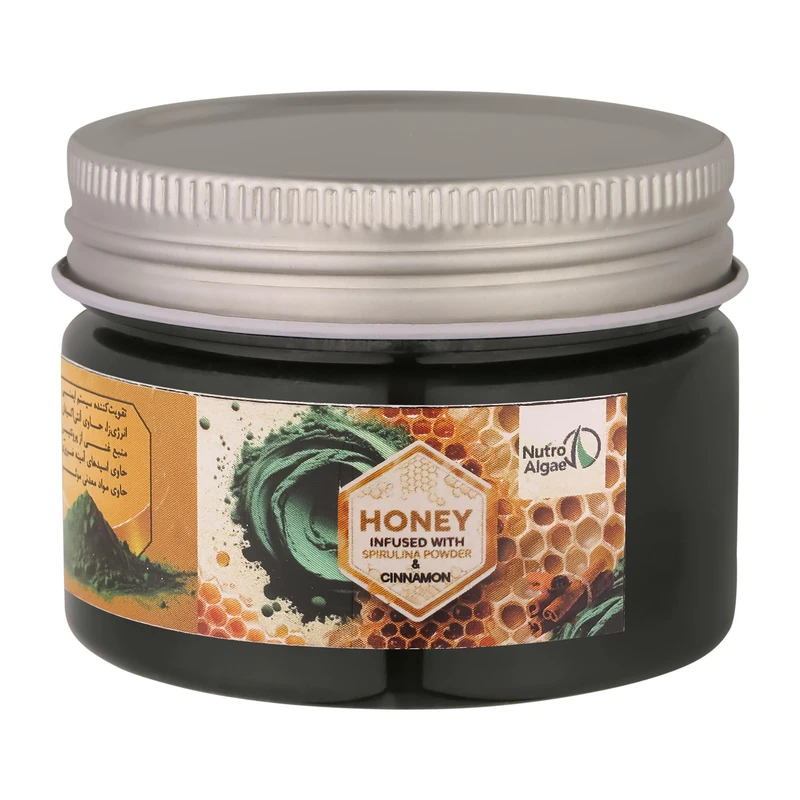 عسل غنی شده با اسپیرولینا و دارچین - 200 گرم