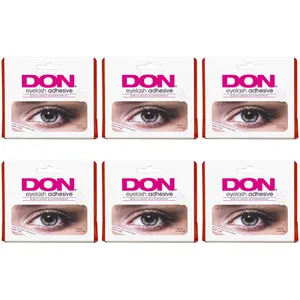 چسب مژه مصنوعی دان مدل EG-7HD وزن 7 گرم مجموعه 6 عددی