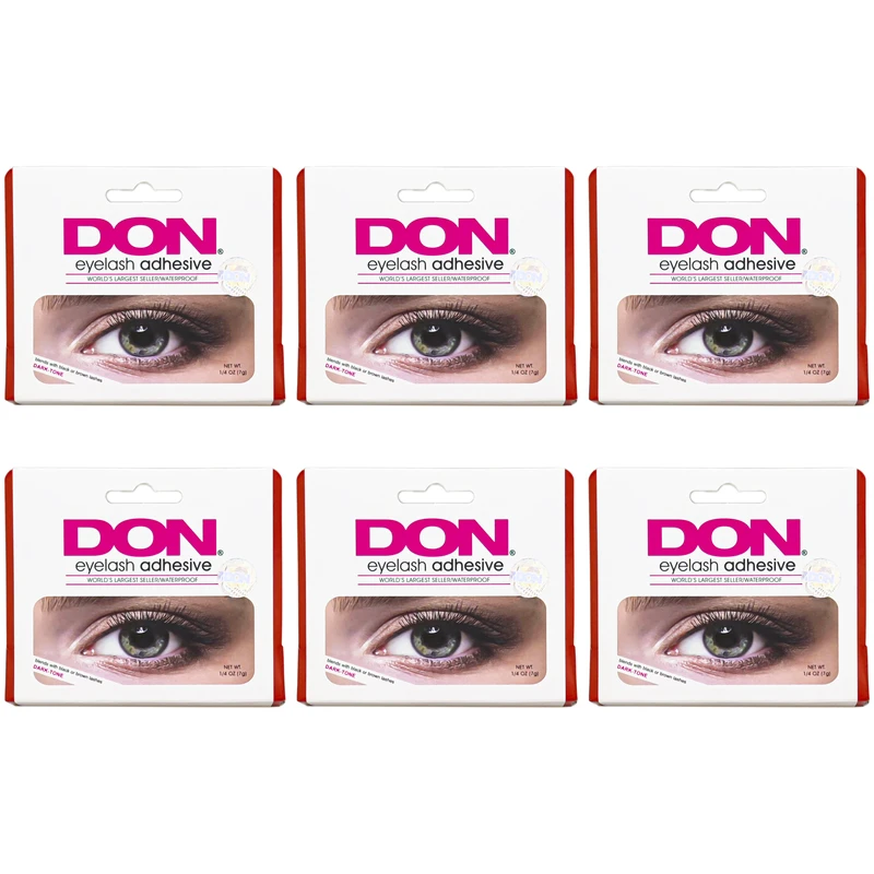 چسب مژه مصنوعی دان مدل EG-7HD وزن 7 گرم مجموعه 6 عددی
