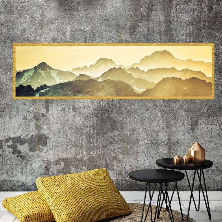 تابلو بکلیت طرح منظره کوهستانی مدل کشیده T-7738