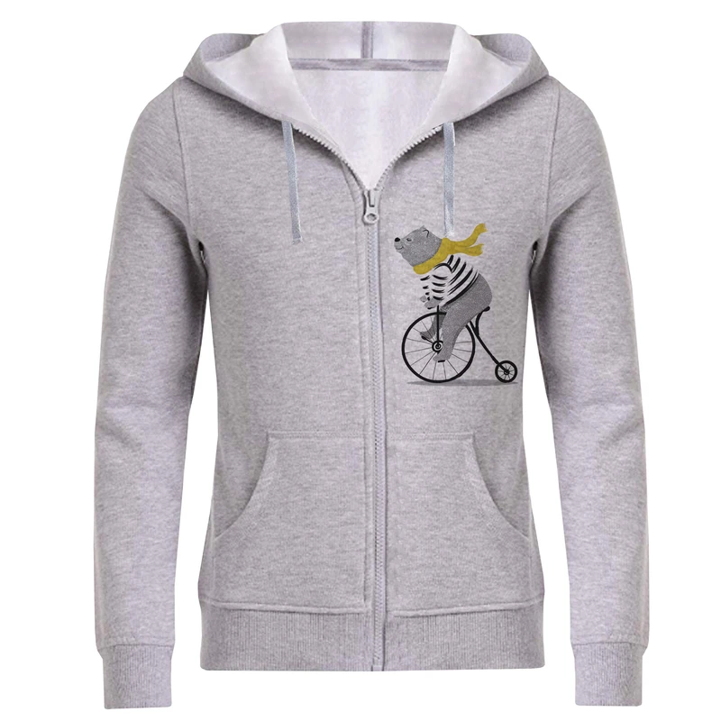 سویشرت مردانه مدل خرس دوچرخه سوار F534