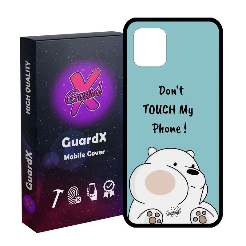 کاور گارد ایکس طرح خرس کله فندقی مدل Glass10535 مناسب برای گوشی موبایل سامسونگ Galaxy Note 10 Lite / A81