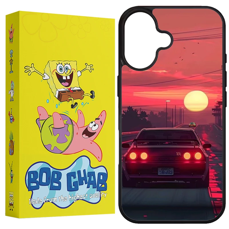 کاور باب قاب طرح ماشین مدل B16PL مناسب برای گوشی موبایل اپل iPhone 16 Plus