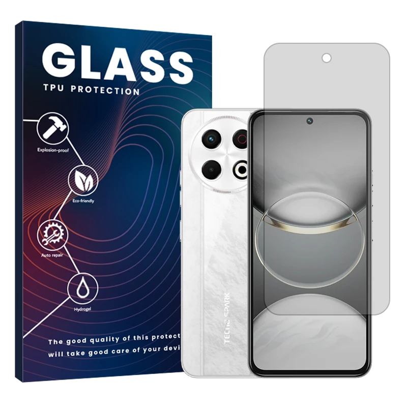 محافظ صفحه نمایش مات گلس مدل هیدروژلی مناسب برای گوشی موبایل تکنو Spark 30 Pro