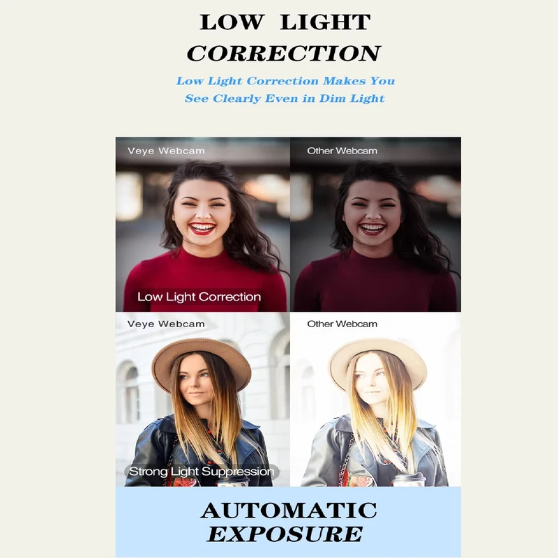 عکس شماره 17 : وب کم وی آی مدل 8k autofocus sonysensor with microphone