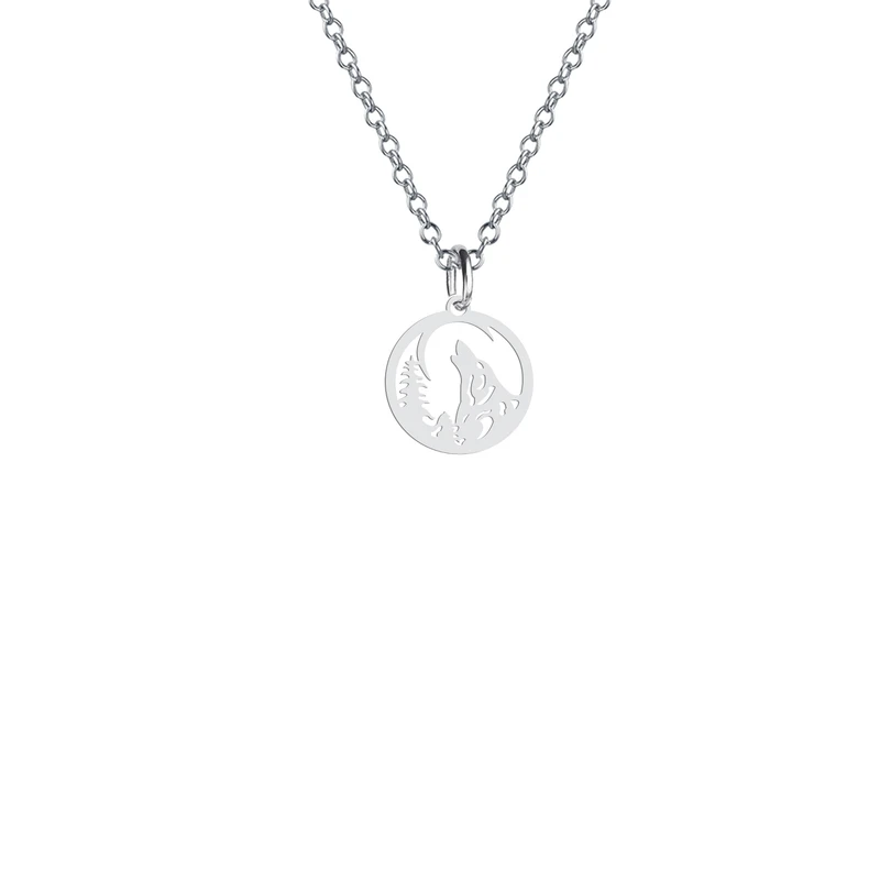 آویز تزئینی خودرو هایکا مدل گرگ و طبیعت کد am.h 208