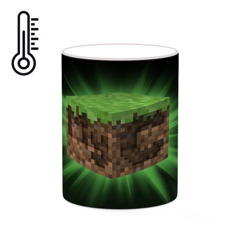 ماگ حرارتی کاکتی طرح ماینکرافت minecraft مدل mgh41548