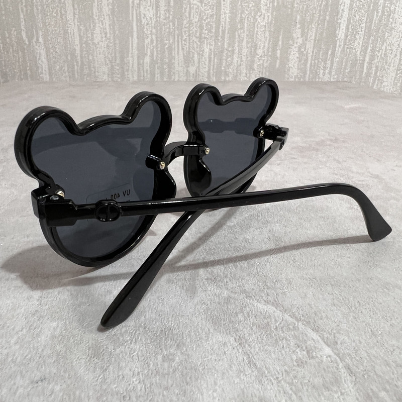 عینک آفتابی بچگانه مدل تدی شفاف کد BLK KK 66