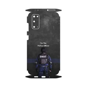 MAHOOT Police Officer-FullSkin Cover Sticker for Samsung Galaxy S20